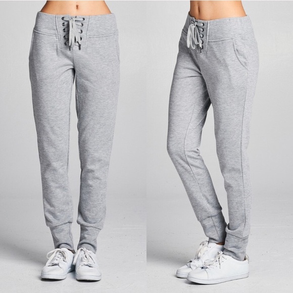Aluna Levi Pants - LARGE (8-10)❗️Lace up Joggers